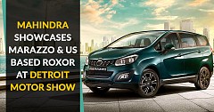 Mahindra showcases Marazzo MPV and US-only Roxor at the Detroit Motor Show