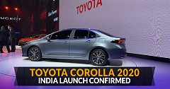 Toyota All Set to Launch Petrol and Hybrid variants of the Corolla Sedan in 2020