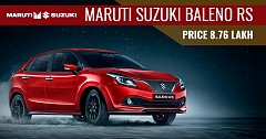 Maruti Suzuki Baleno RS Priced At INR 8.76 lakh
