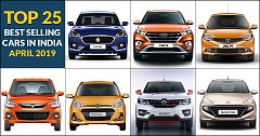 Maruti Suzuki Tops Among 25 Best Selling Cars in India in April 2019