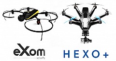 Drones Acquiring the Show; HEXO Plus and SenseFly eXom at CES 2015 [Video]