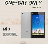 Republic Day Sale for Xiaomi Mi3: The Best way to Celebrate the Day