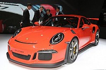 Range Topping Porsche 911 GT3 RS Hits Stage at Geneva Show 2015