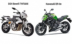 Comparison:- DSK-Benelli TNT 600i Vs Kawasaki ER-6n