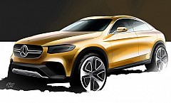 Sketched Image of Mercedes GLC Coupe Unveiled