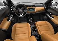 Interior of the Nissan Kicks Compact SUV Unveiled