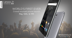 Lenovo ZUK Z1 Will Be Launched On 10Th May In India