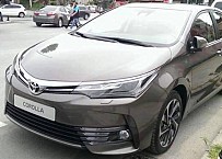 Toyota Corolla Altis Facelift  Production Model Spotted in Turkey