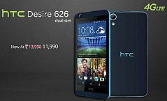 HTC Desire 626 Dual-SIM Again Gets A Price Cut of Rs 2000