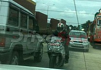 First Ever! TVS Akula 310 Production Version Spied Testing On Roads