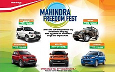 Celebrate this Independence Day with Amazing Offers on Mahindra Freedom Fest