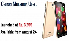Celkon Millennia Ufeel Sporting 2000mAh Battery Launched For Rs 3,299