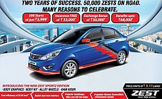 Tata Zest Sports Edition Launched to Celebrate The Two Years of Success