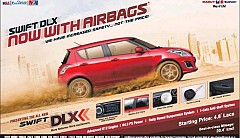 Maruti Suzuki Launches New Swift DLX With Standard Airbag at INR 4.8 Lakh