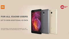 Selected Xiaomi Smartphones Get up to 30GB Free Reliance Jio 4G Data