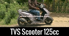 TVS Scooter 125cc Spied During Testing