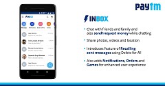 Paytm Rolls Out 'Inbox' Messaging Feature to Counter Whatsapp