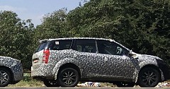 2018 Mahindra XUV500 Facelift Spied Testing For the First Time Ever