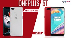 OnePlus 5T Sandstone White and Lava Red come to India Soon