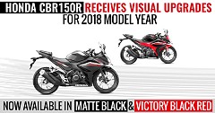 Honda CBR150R Receives Visual Upgrades for 2018 Model Year