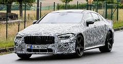 Mercedes-AMG GT four-door Prototype Spied Testing Ahead its Debut in March