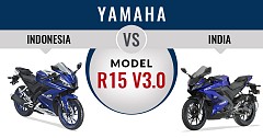 Yamaha R15 V3: Differences Indian vs Indonesian Model
