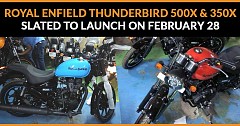 Royal Enfield Thunderbird 500X and 350X Launch Shifted on February 28