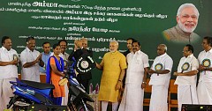 Political Party AIADMK and PM Narendra Modi to Launch Amma Scooter Scheme in TN