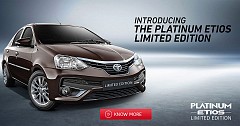 Toyota Introduced Etios Platinum Edition In India