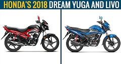 2018 Honda Livo and Dream Yuga Launched in India