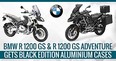 BMW R 1200 GS and R 1200 GS Adventure Gets Black Edition Aluminium Cases