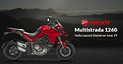 Ducati Multistrada 1260 India Launch Slated on June 19