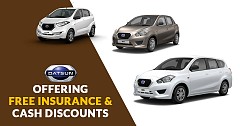 Datsun GO, Redi-GO, GO Plus Are Available With Free Insurance and Cash Discounts