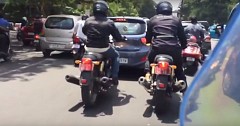 Royal Enfield 650 Twins, Continental GT and Interceptor Spied Testing in Chennai