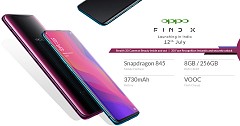 Oppo Find X Launched in India At A Price Tag Rs 59,990 More