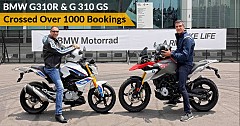 BMW G310 R, G 310 GS Roll Out with Stunts at Launch Event; Garners Over 1000 Bookings