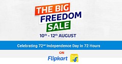 Flipkart Big Freedom Sale To Start From 10th August