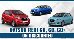 Get Datsun Redi Go, GO, GO+ On Discounted Price And Benefits