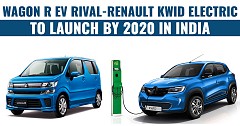 Wagon R EV Rival-Renault Kwid Electric To Launch By 2020 In India