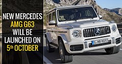 Mercedes-AMG G 63 Awaits 5th October India Launch