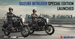 Suzuki Intruder SP Launched with Added Features; Priced at INR 1 lakh