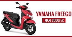Yamaha FreeGo Maxi Scooter Rendered at the 2018 Indonesia Motor Show