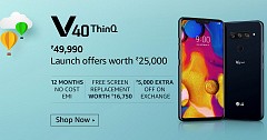 LG V40 ThinQ Now Available For Purchase in India