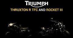 Triumph Factory Customs-Thruxton R TFC and Rocket III TFC Debuted Globally