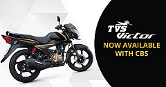 TVS Victor CBS Launched with a Price Tag of INR 54,682