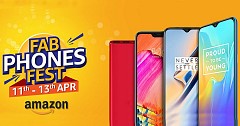 Amazon brings “Fab Phones Fest” Sale starting 11th April