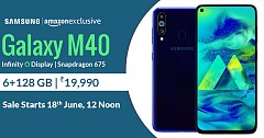 Find Details About New Samsung Galaxy M40 with Triple Rear Camera, Infinity-O display