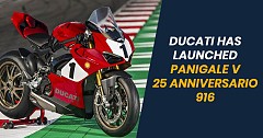 Ducati Panigale V4 25° Anniversario 916 Launched in India, Priced INR 54.90 lakh