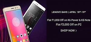 Great Offers And Discount Offered by Lenovo at Flipkart Lenovo Days
