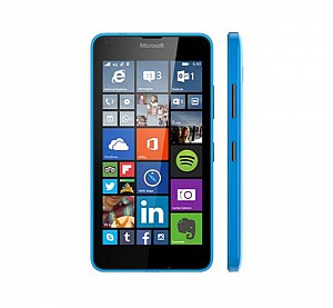 Microsoft Lumia 640 Sky Blue Front And Side